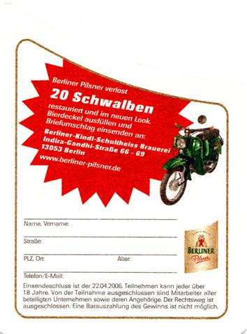 berlin b-be pilsner gewinn 1b (230-spitze r o-b (spitze l o-20 schwalben-2006) 